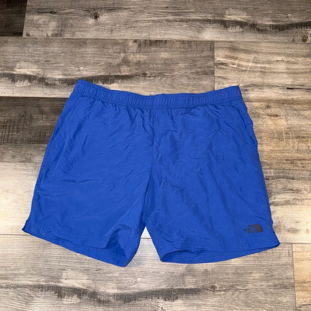 The North Face Men's XL Blue FlashDry Swim Trunks Board Shorts Mesh Lined 9